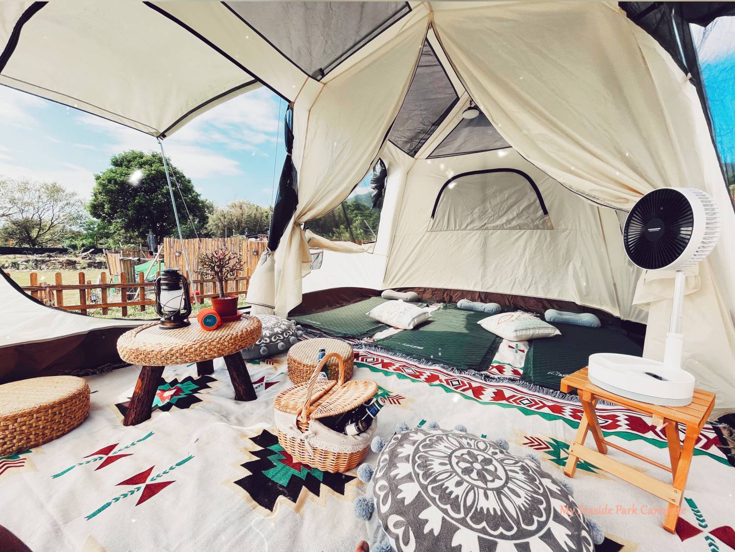 【港版夏威夷鑽石營】My Seaside Park - 鑽石觀星/南非營篷套票 (5人)